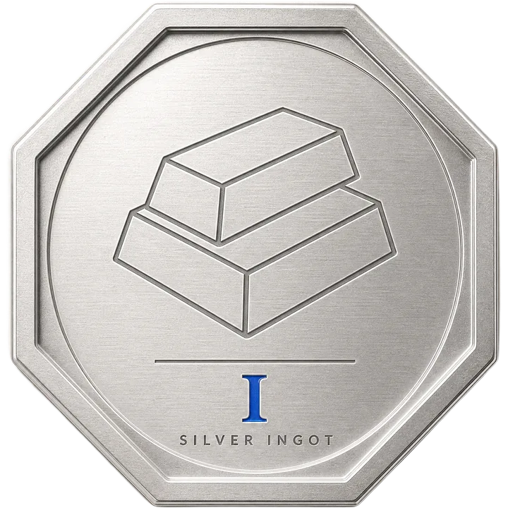 Silver Ingot badge, locked