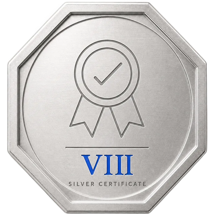 Silver Certificate badge